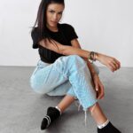 T-shirt klasyczny MANILA OLAVOGA czarny