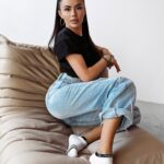 T-shirt klasyczny MANILA OLAVOGA czarny