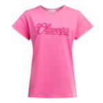 T-shirt klasyczny MANILA OLAVOGA różowy