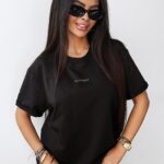 T-shirt oversize SPRITZ OLAVOGA czarny