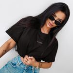 T-shirt oversize SPRITZ OLAVOGA czarny