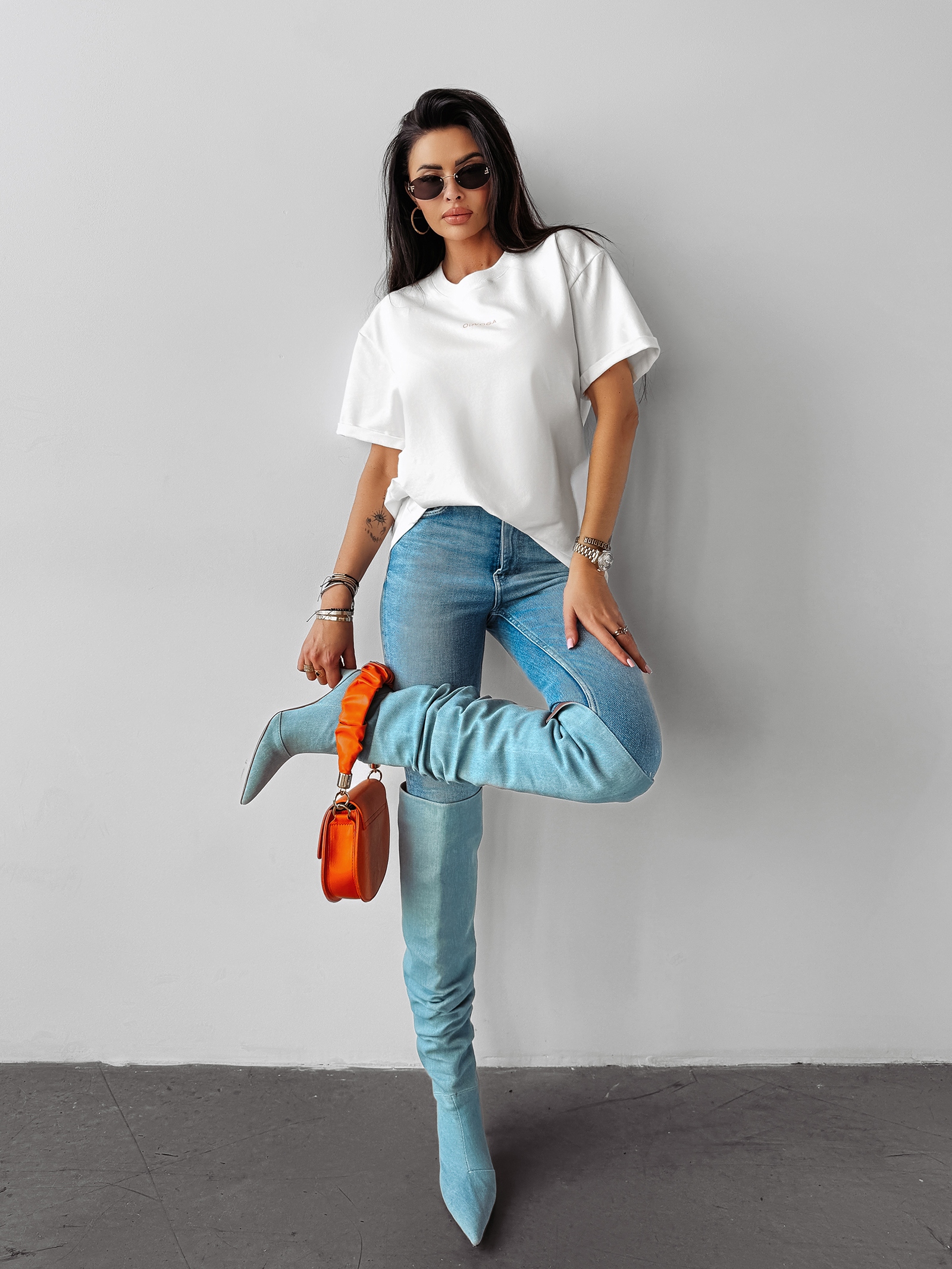 T-shirt oversize SPRITZ OLAVOGA ecru