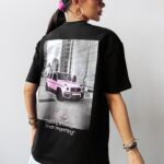 T-shirt damski SATURO OLAVOGA czarny