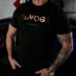 T-shirt męski bawełniany JEETEE OLAVOGA czarny