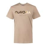 T-shirt męski bawełniany JEETEE OLAVOGA beżowy
