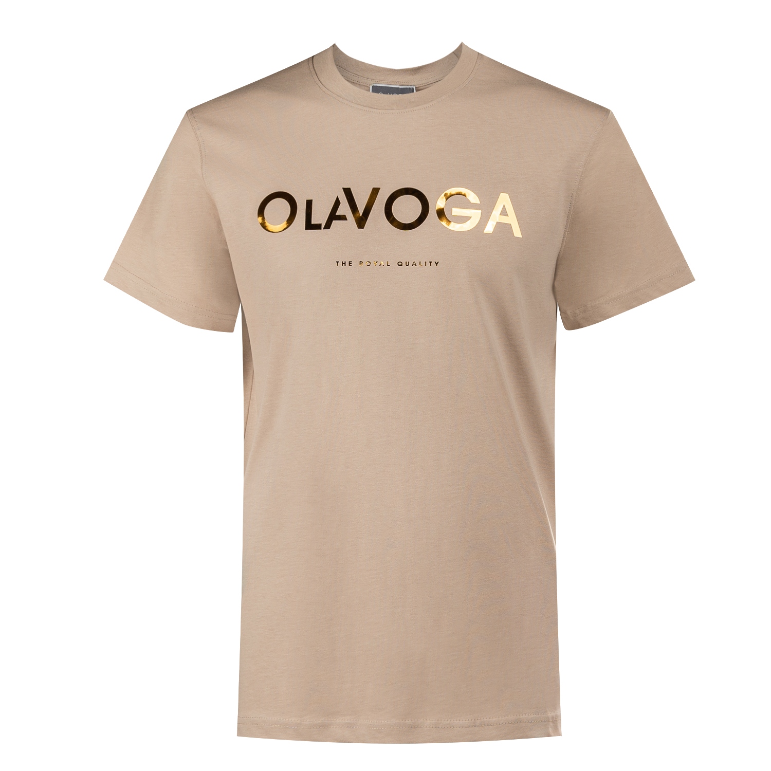 T-shirt męski bawełniany JEETEE OLAVOGA beżowy