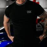 T-shirt męski CAPTAIN OLAVOGA czarny