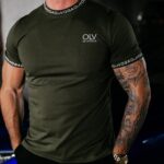 T-shirt męski CAPTAIN OLAVOGA khaki