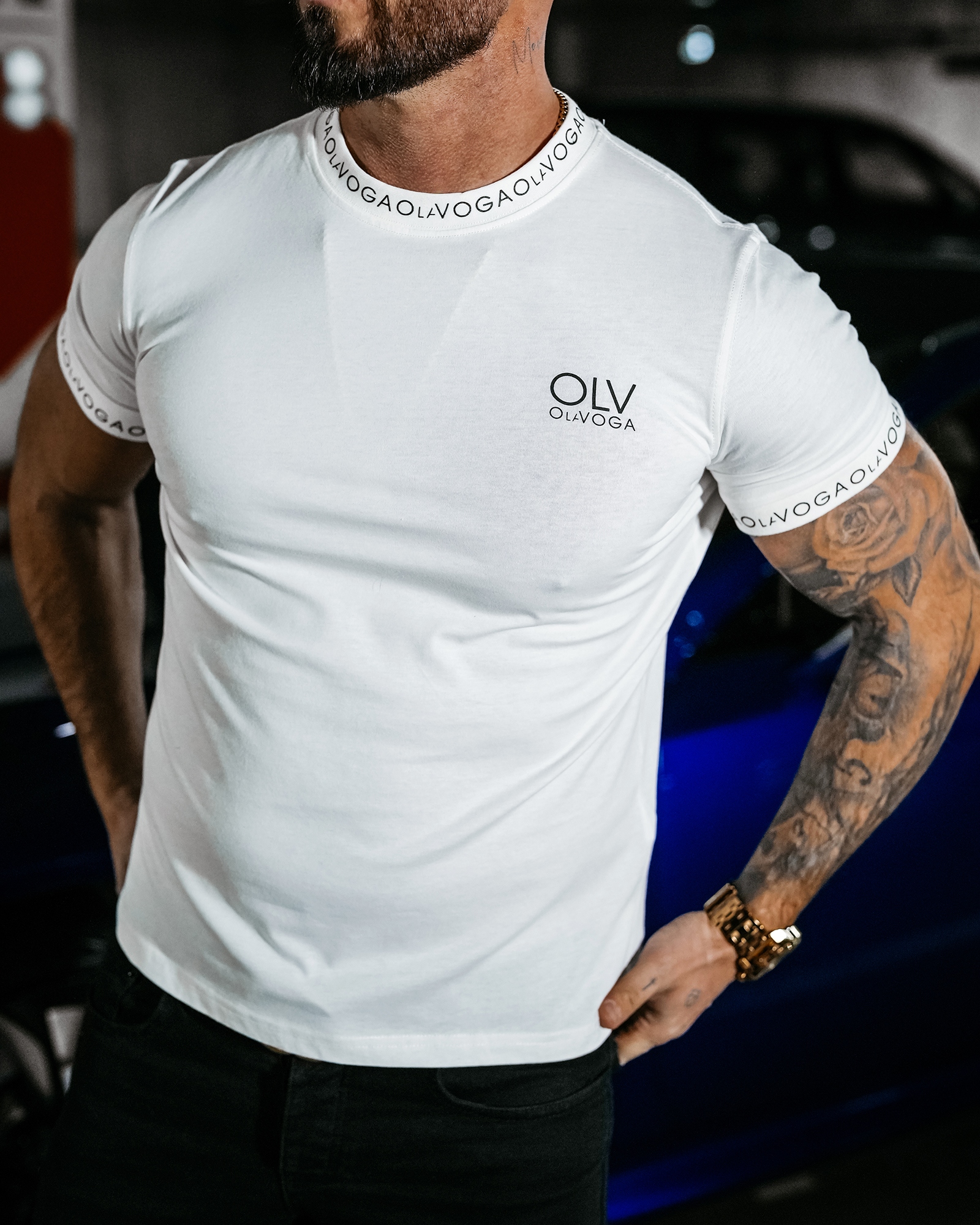 T-shirt męski CAPTAIN OLAVOGA ecru