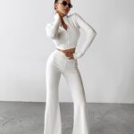 Komplet casual PRIMROSE OLAVOGA ecru