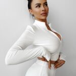 Komplet casual PRIMROSE OLAVOGA ecru