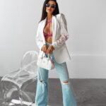 Marynarka oversize MARTINI OLAVOGA ecru