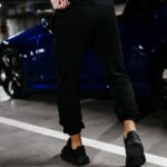 Spodnie dresowe męskie APOLLO OLAVOGA czarne