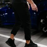 Spodnie dresowe męskie APOLLO OLAVOGA czarne