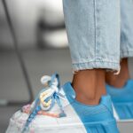 Buty sportowe na platformie Madam Minidrops niebieskie