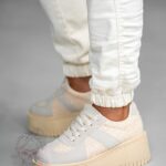 Buty sportowe Madam Krit beżowo- szare