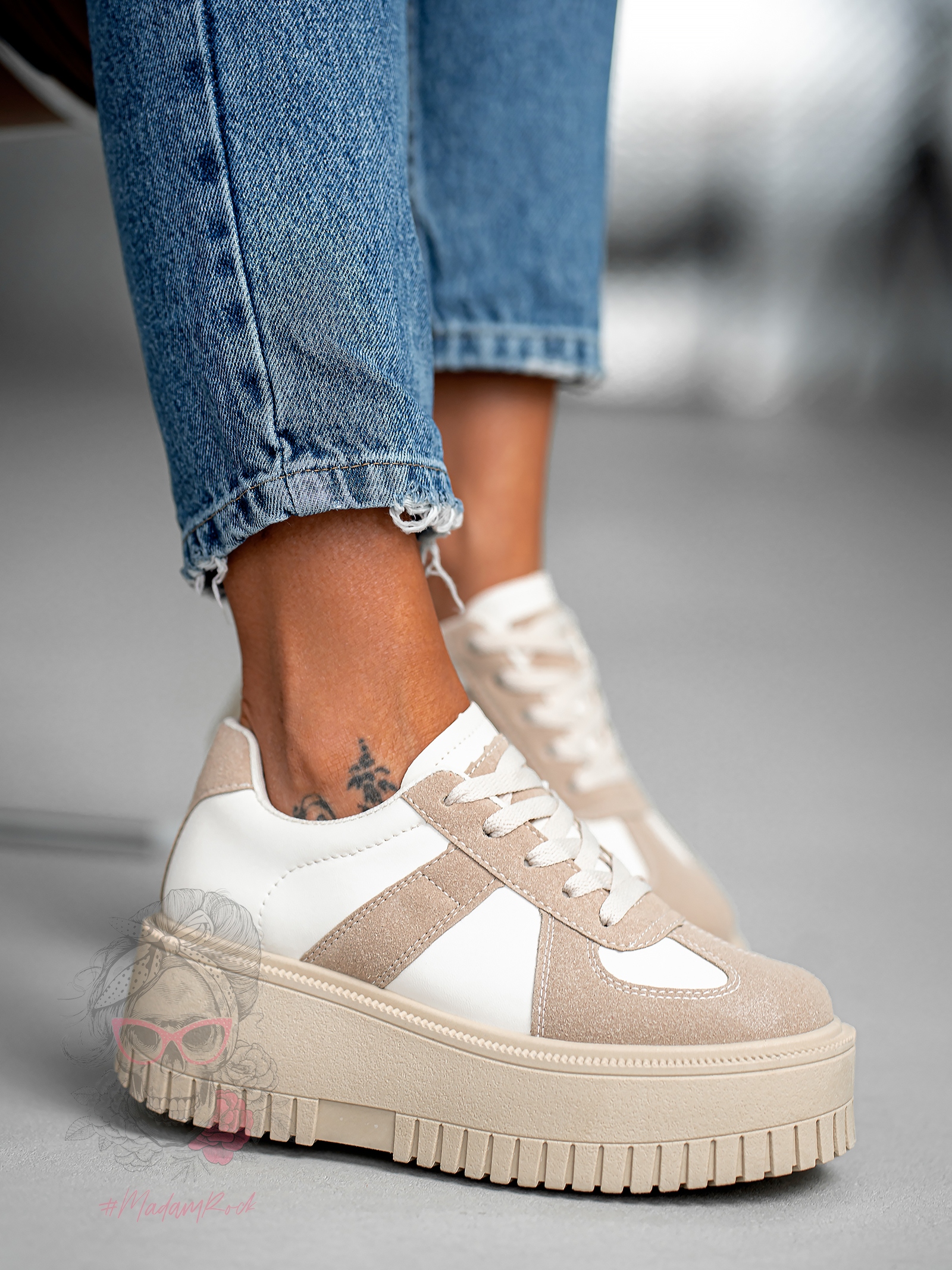 Buty sportowe Madam Krit beżowe Buty sportowe Madam Krit beżowe