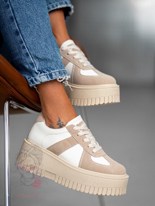 Buty sportowe Madam Krit beżowe