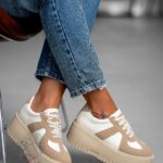 Buty sportowe Madam Krit karmelowe