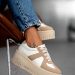 Buty sportowe Madam Krit karmelowe