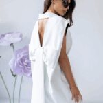 Sukienka z kokardą MC BOWOW biała