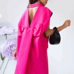 Sukienka z kokardą MC BOWOW fuksja