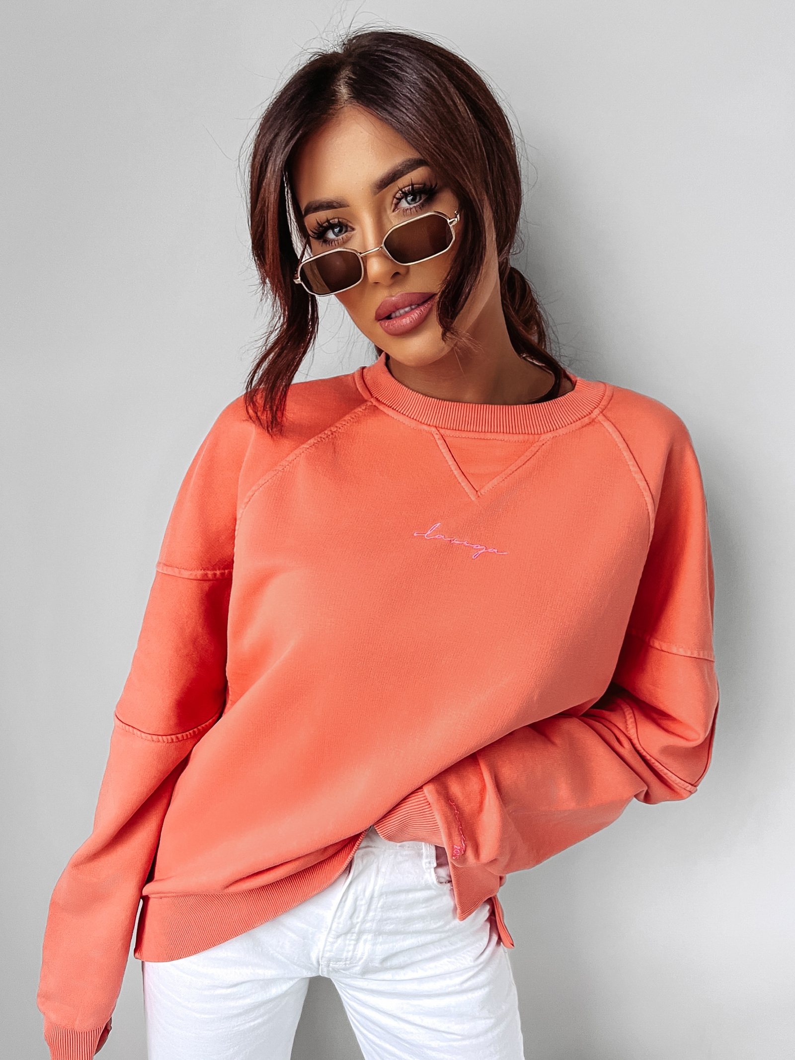 Bluza dekatyzowana Libra Ola Voga brzoskwiniowa