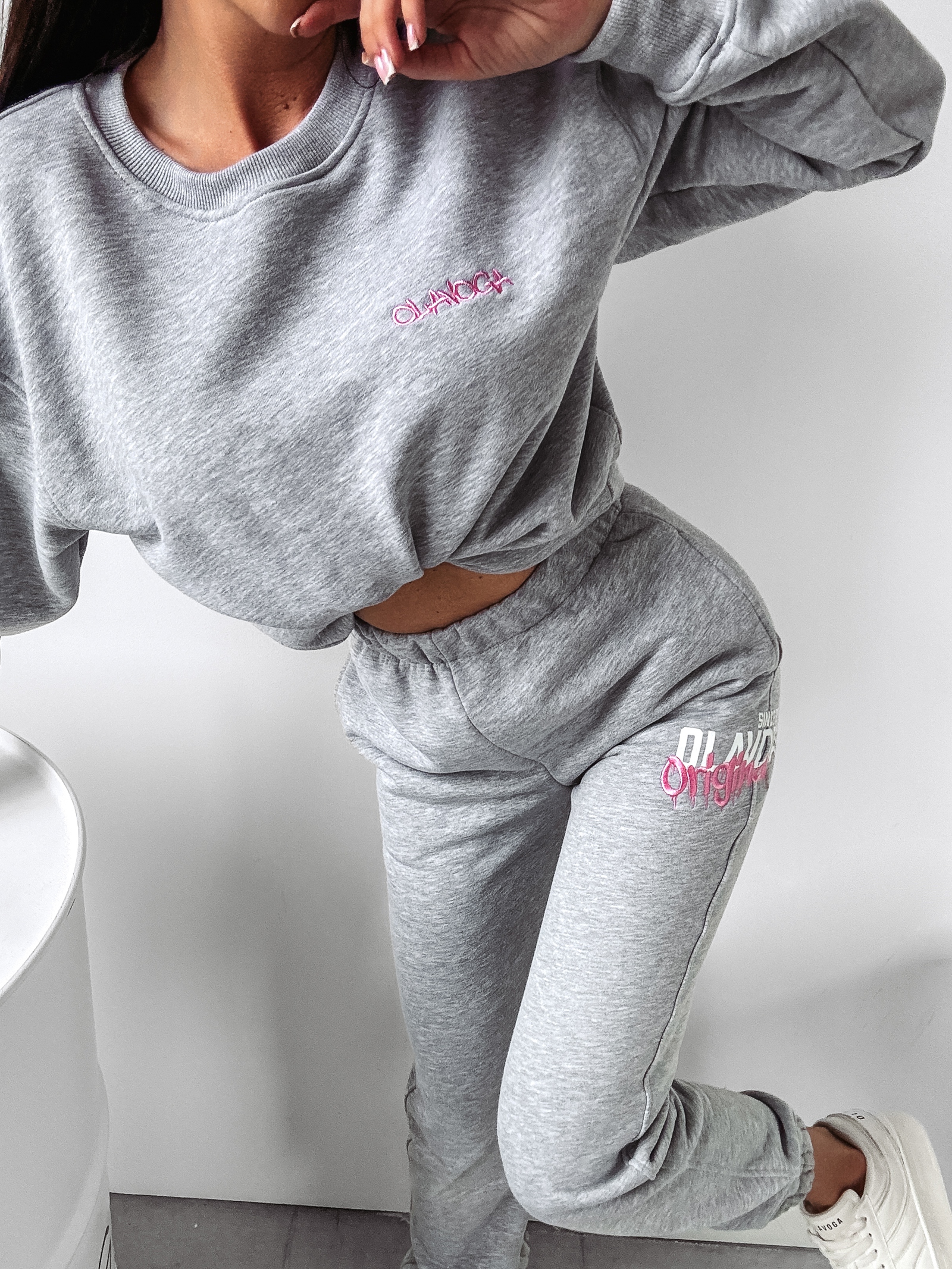 Komplet oversize Energize Ola Voga szary