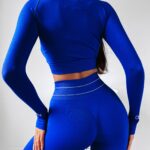 Komplet dopasowany sportowy MEG OLAVOGA chabrowy