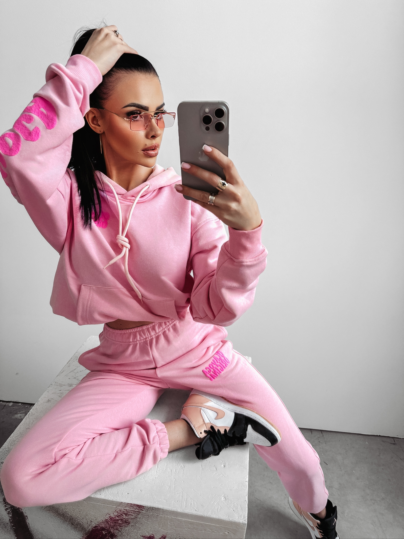 Komplet dresowy Emea Ola Voga różowy