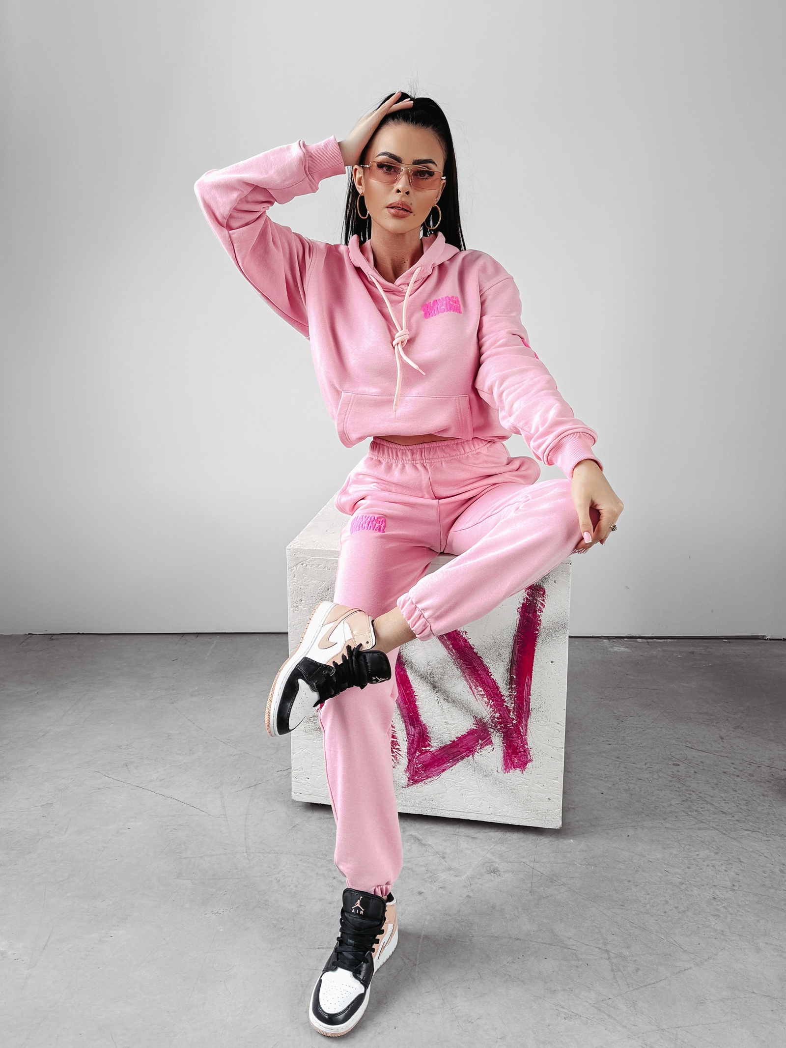 Komplet dresowy Emea Ola Voga różowy