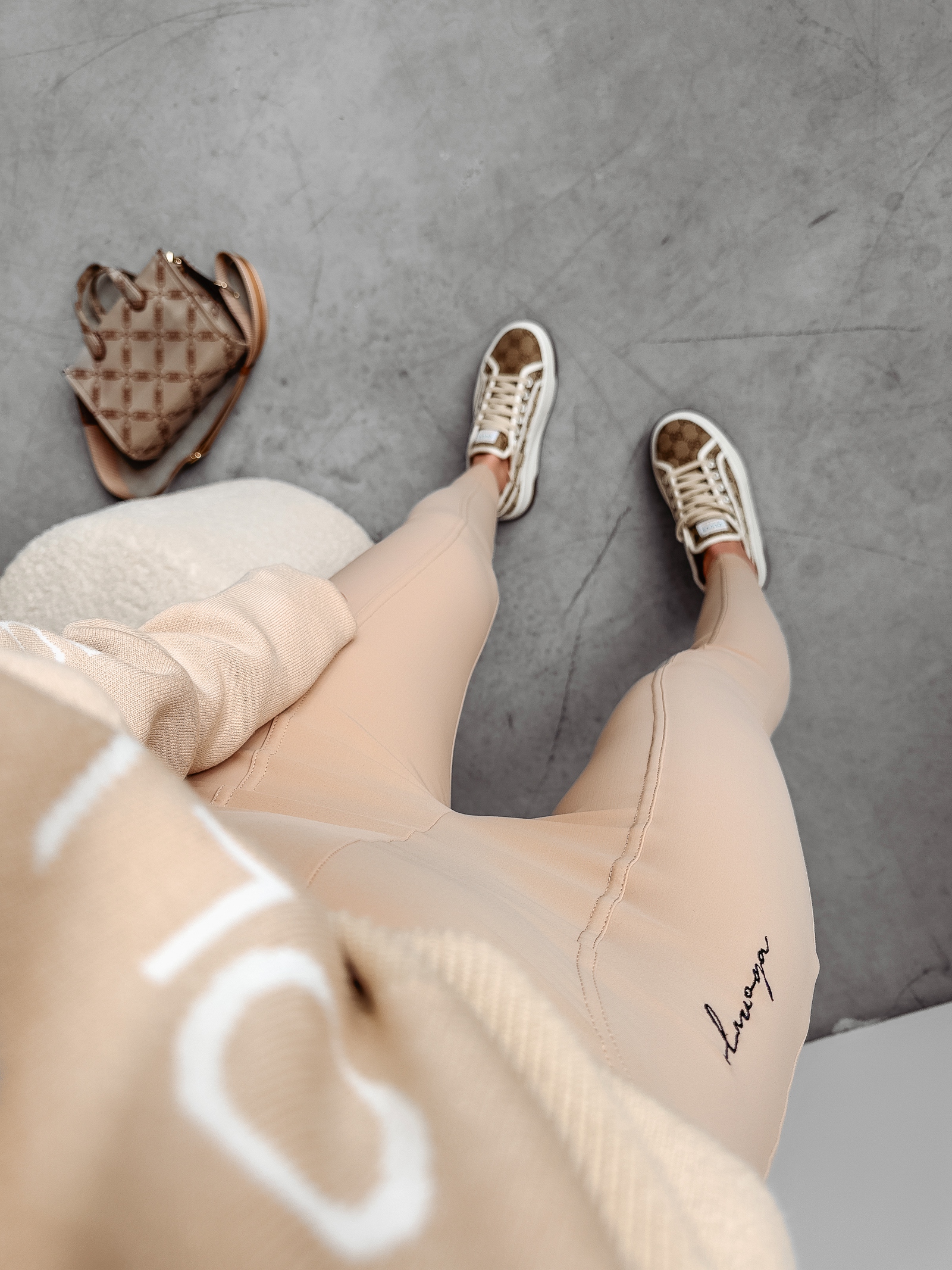 Legginsy elastyczne Coco Ola Voga c.beż Legginsy elastyczne Coco Ola Voga c.beż