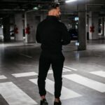 Dres męski bawełniany LOG OLAVOGA czarny