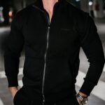 Dres męski bawełniany LOG OLAVOGA czarny