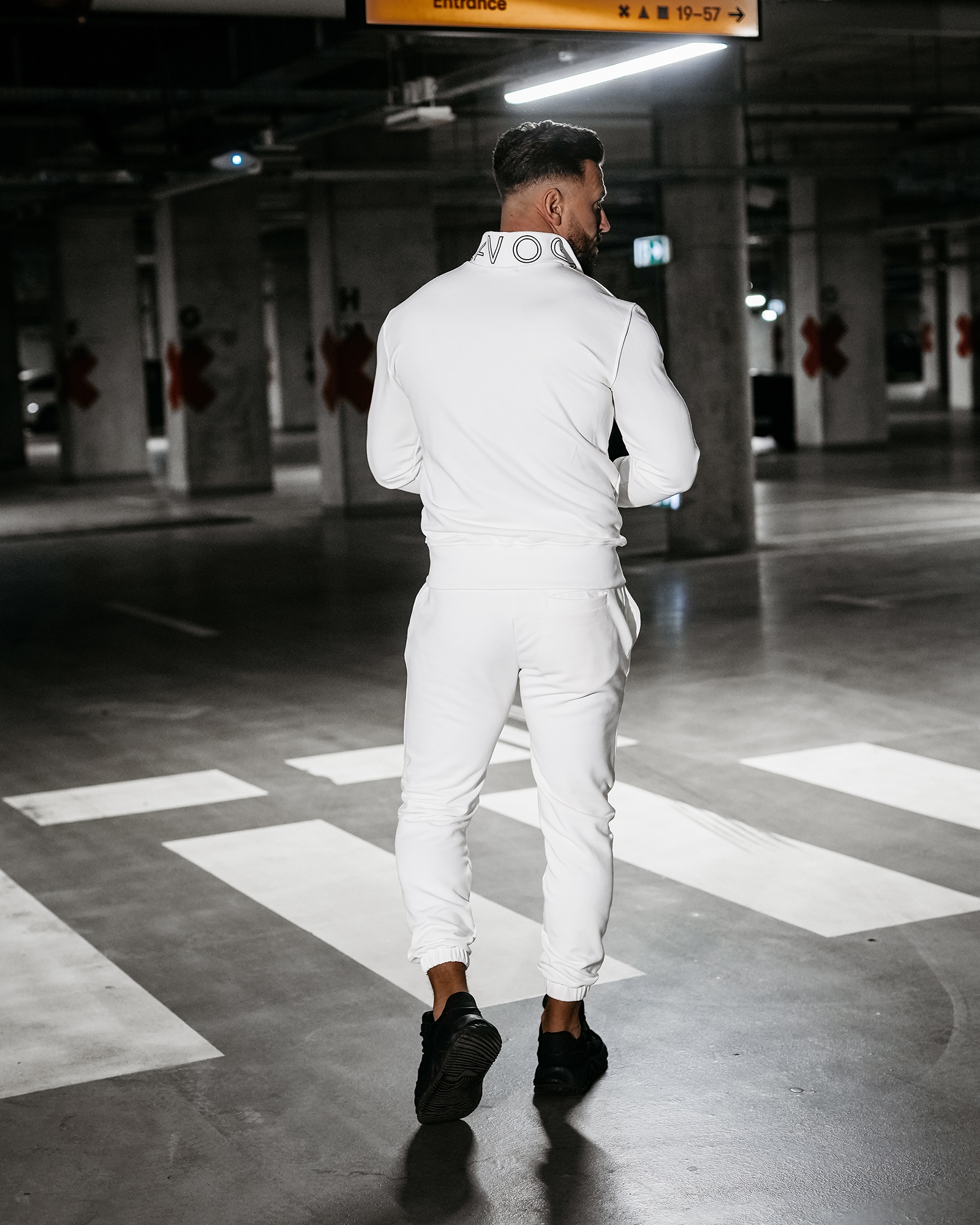 Dres męski bawełniany LOG OLAVOGA ecru Dres męski bawełniany LOG OLAVOGA ecru