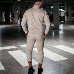 Dres męski bawełniany LOG OLAVOGA beżowy