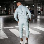 Dres męski bawełniany LOG OLAVOGA miętowy