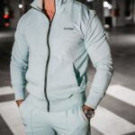 Dres męski bawełniany LOG OLAVOGA miętowy