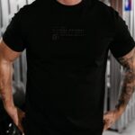 T-shirt męski logowany VALOR OLAVOGA czarny