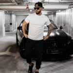 T-shirt męski logowany VALOR OLAVOGA ecru