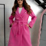 Płaszcz wiosenny Masi różowy