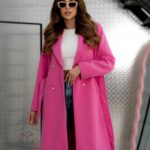 Płaszcz wiosenny Masi różowy