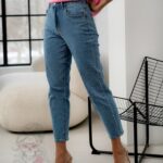 Spodnie jeansowe MOM fit Viss niebieskie