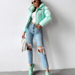 Sportowe buty damskie HEELY OLAVOGA miętowe