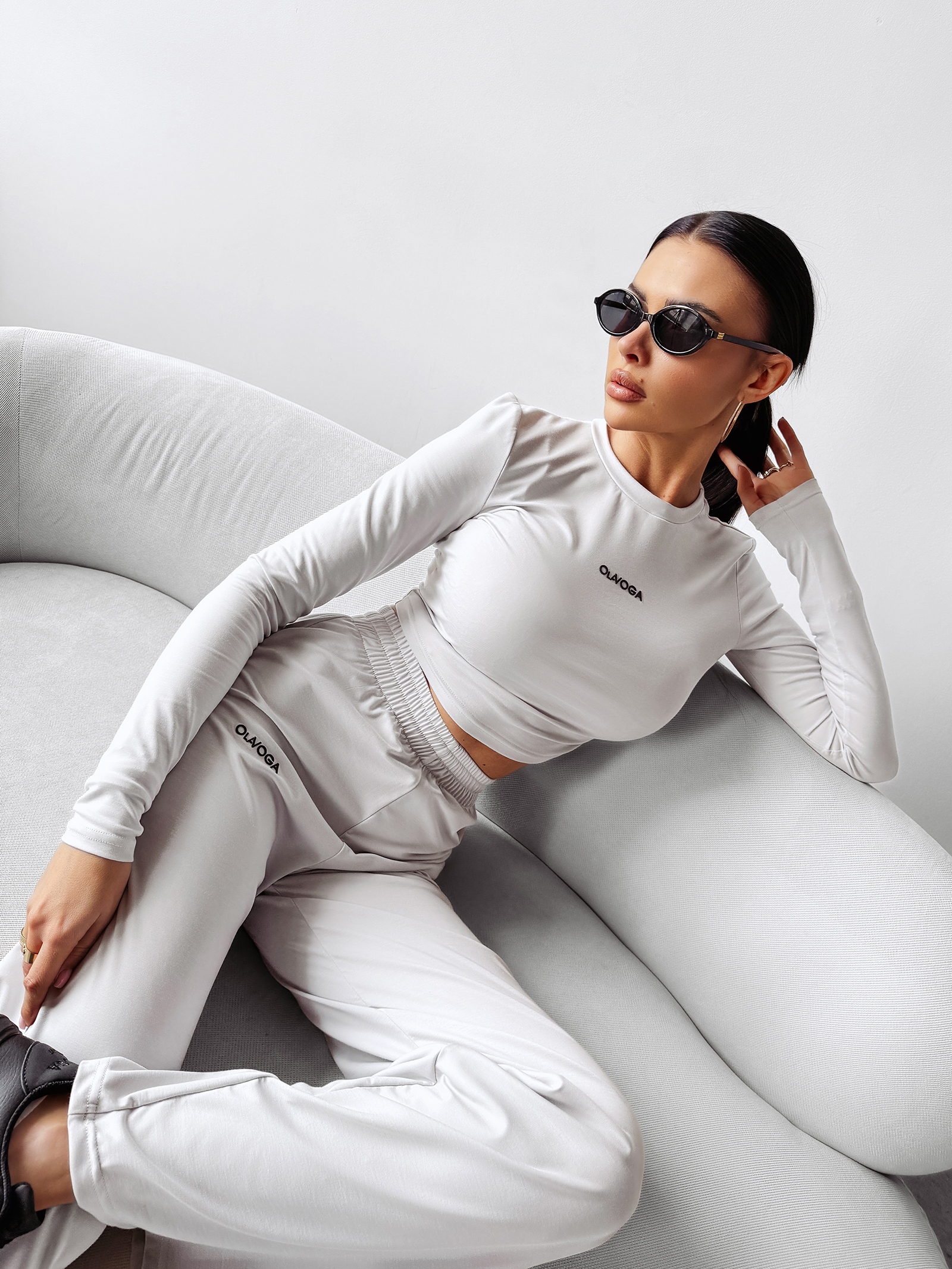 Komplet elastyczny CANARY OLAVOGA szary