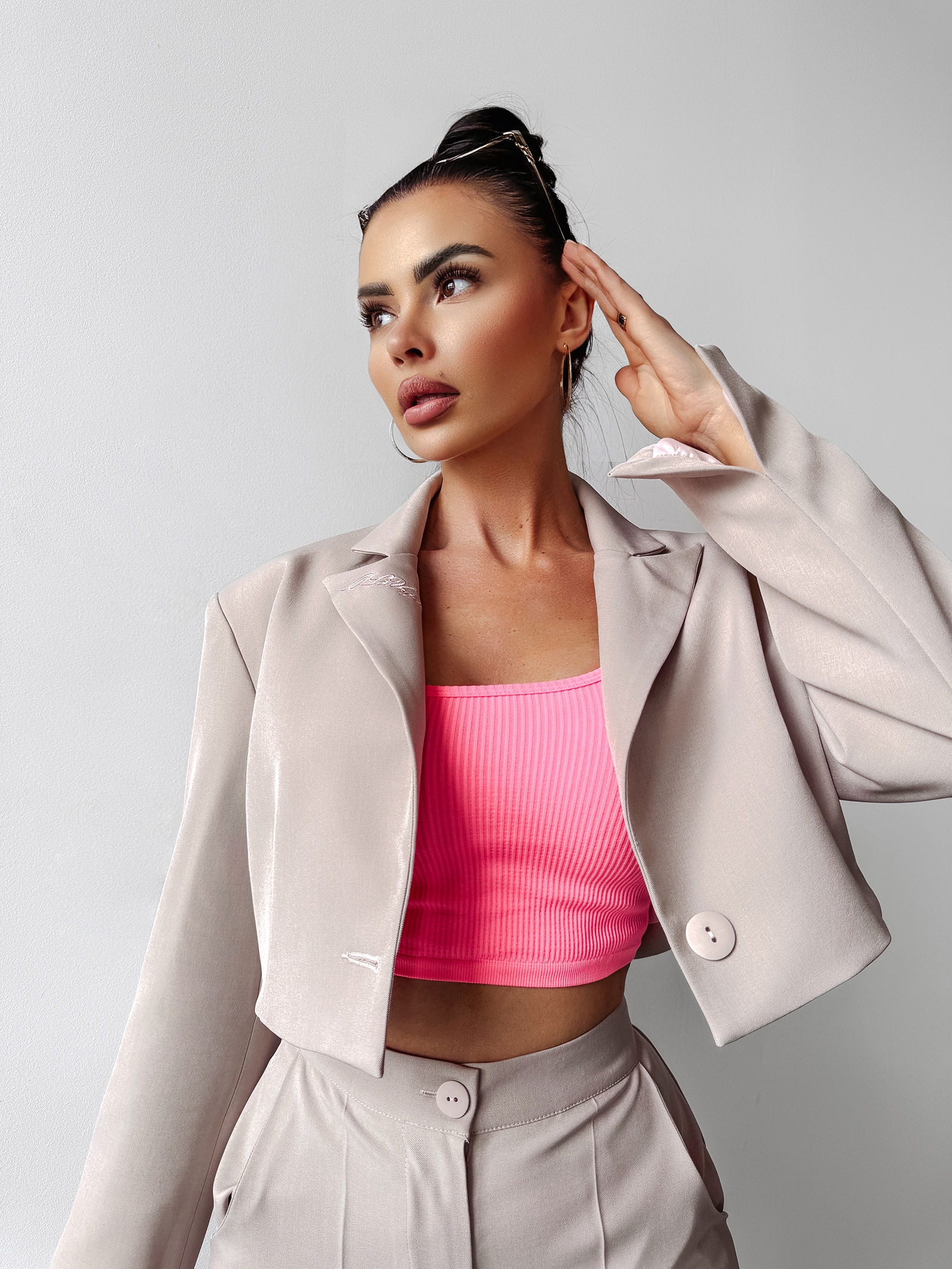 Komplet elegancki MOHITO OLAVOGA beż