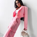 Komplet elegancki MOHITO OLAVOGA pudrowy róż