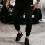 Spodnie sportowe męskie BULL OLAVOGA czarne