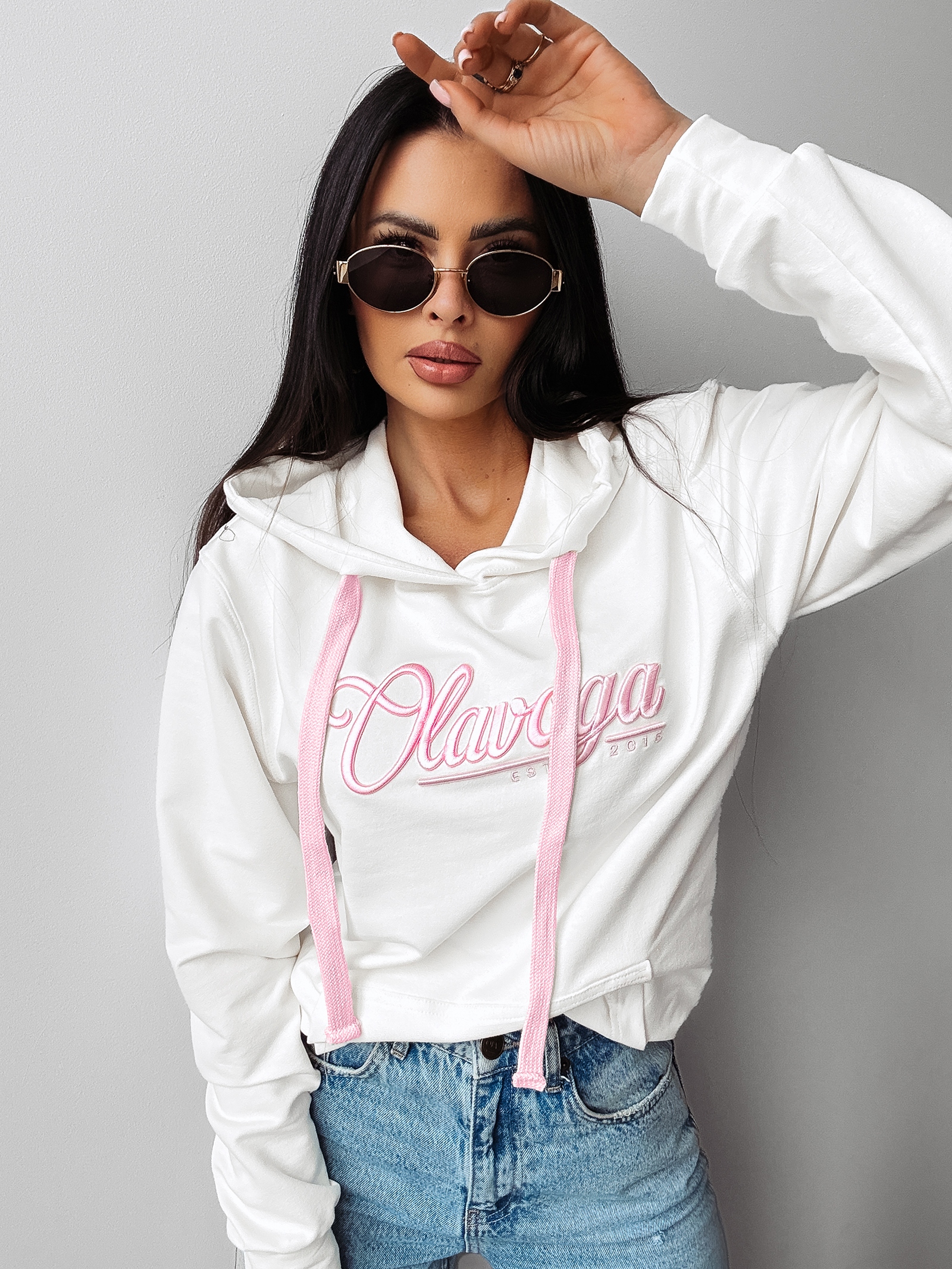 Bluza z kapturem TULUZA OLAVOGA ecru