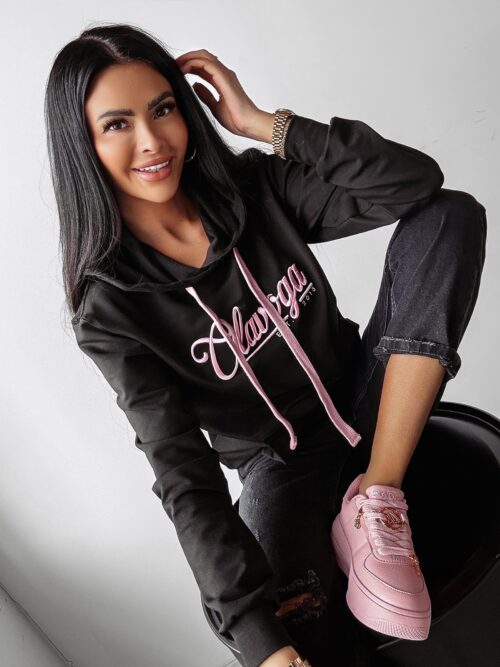 Bluza z kapturem TULUZA OLAVOGA czarna